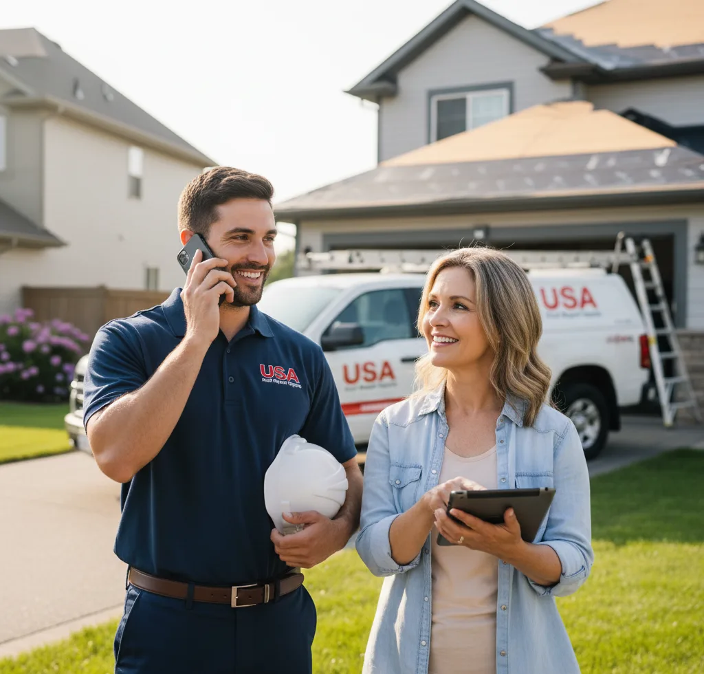 USA Roof Repair Experts customer support in Cool